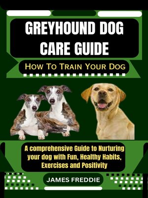 cover image of Greyhound Dog care guide